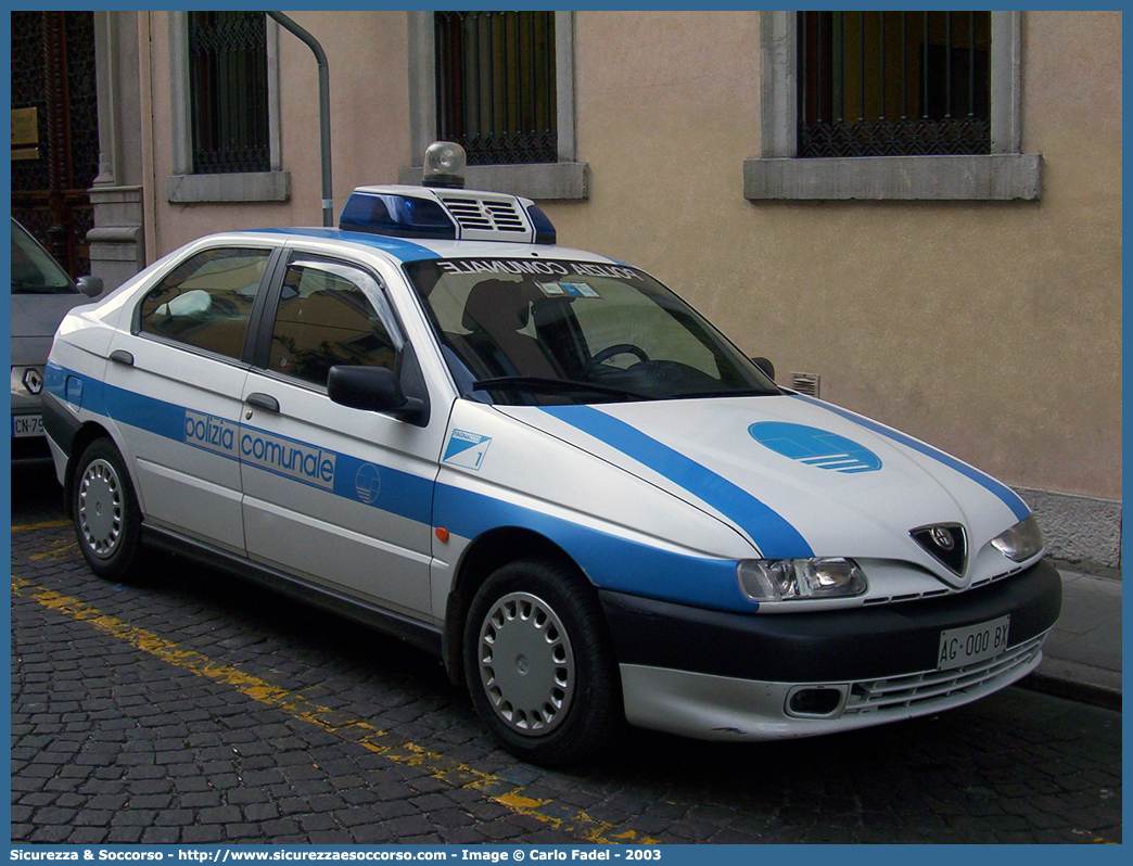 -
Polizia Comunale
Comune di Pagnacco
Alfa Romeo 146 I serie
Parole chiave: Polizia;Locale;Comunale;Municipale;Pagnacco;Alfa;Romeo;146