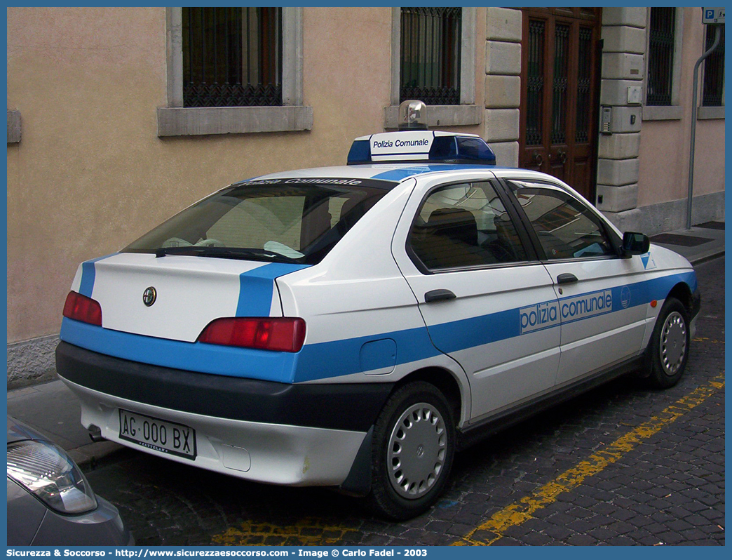 -
Polizia Comunale
Comune di Pagnacco
Alfa Romeo 146 I serie
Parole chiave: Polizia;Locale;Comunale;Municipale;Pagnacco;Alfa;Romeo;146