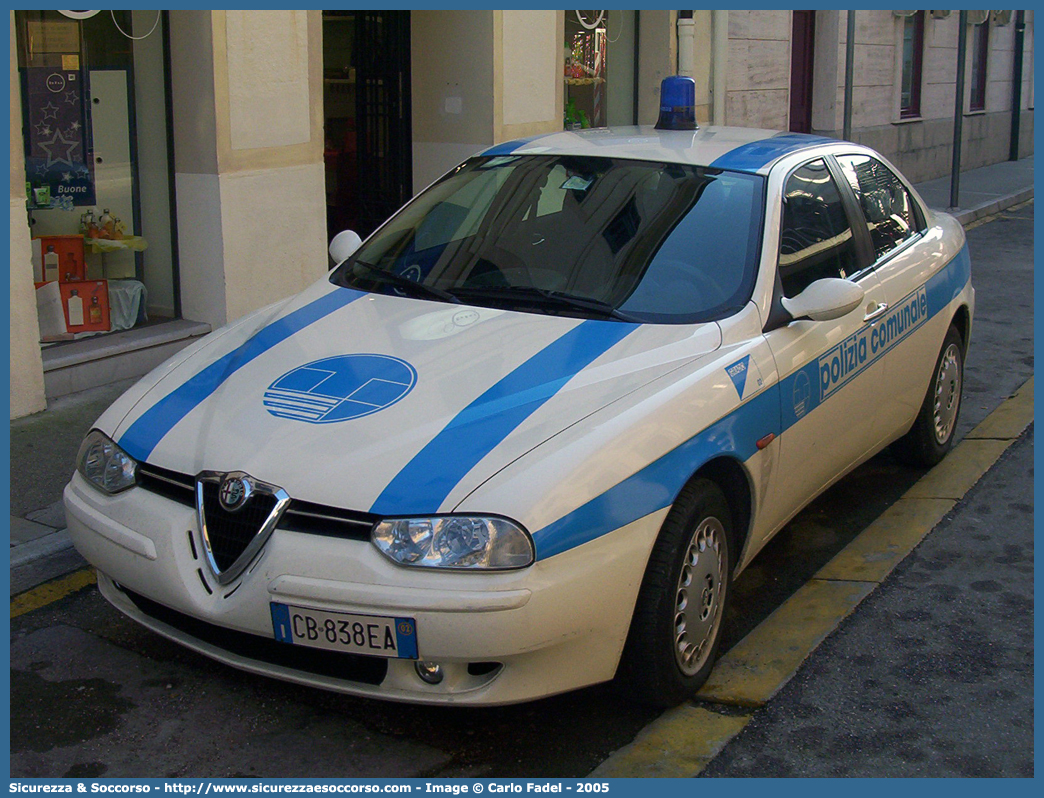 -
Polizia Comunale
Comune di Grado
Alfa Romeo 156 I serie
Parole chiave: Polizia;Locale;Comunale;Municipale;Grado;Alfa;Romeo;156