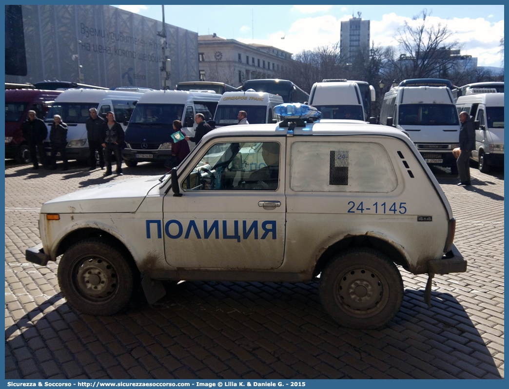 24-1145
Република България
полиция
Lada Niva
Parole chiave: Repubblica di Bulgaria;Bulgaria;Република България;България;Polizia Nazionale;полиция;Lada;Niva