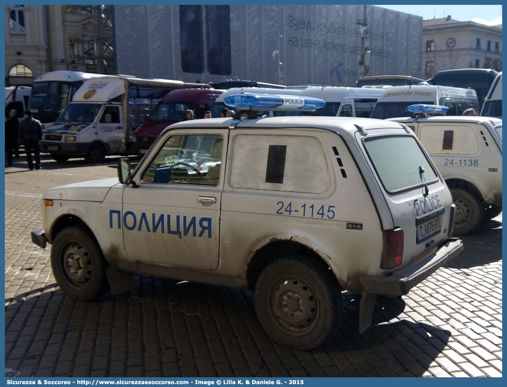 24-1145
Република България
полиция
Lada Niva
Parole chiave: Repubblica di Bulgaria;Bulgaria;Република България;България;Polizia Nazionale;полиция;Lada;Niva