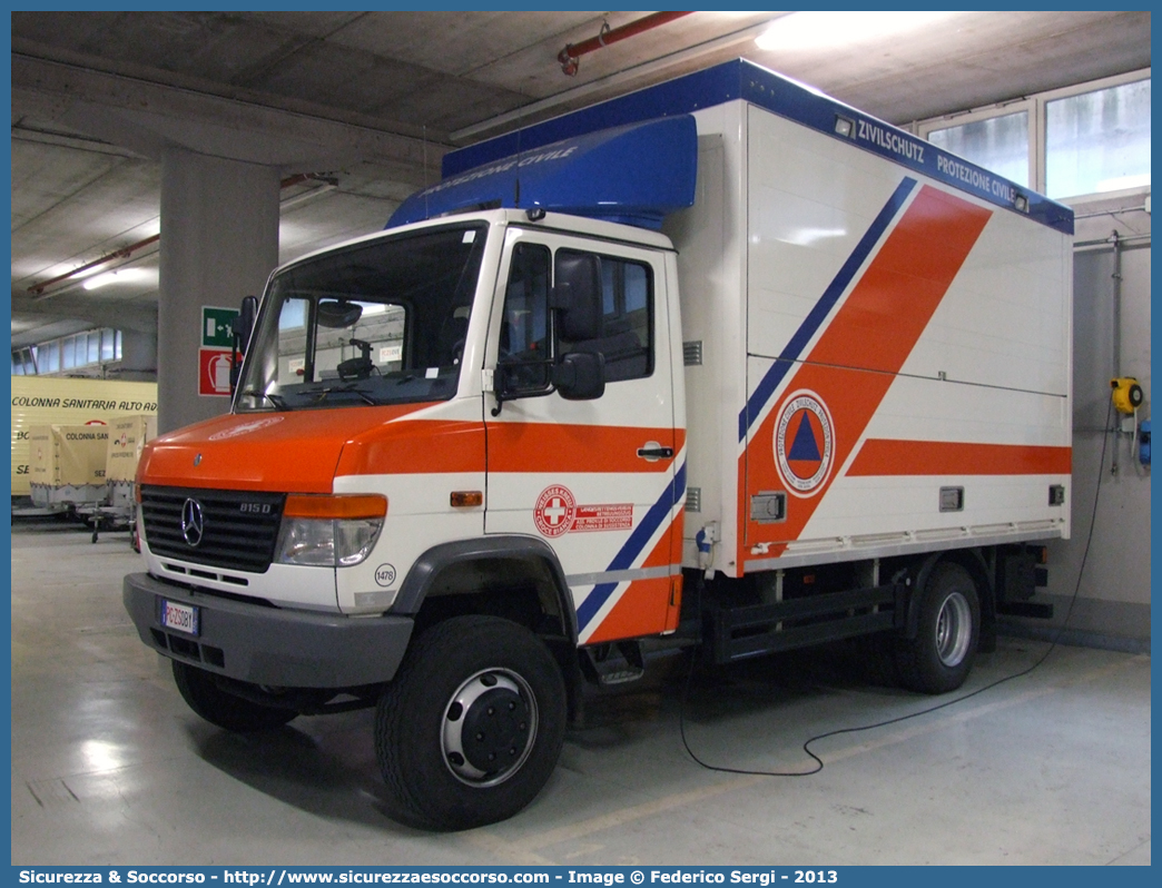 1478
Croce Bianca - Weisses Kreuz
Protezione Civile - Zivilschutz
Mercedes Benz Vario 815D
Parole chiave: Croce Bianca;Weisses Kreuz;WK;Sezione;Bolzano;Sektion;Bozen;Mercedes Benz;Vario;815D;Protezione Civile;Zivilschutz