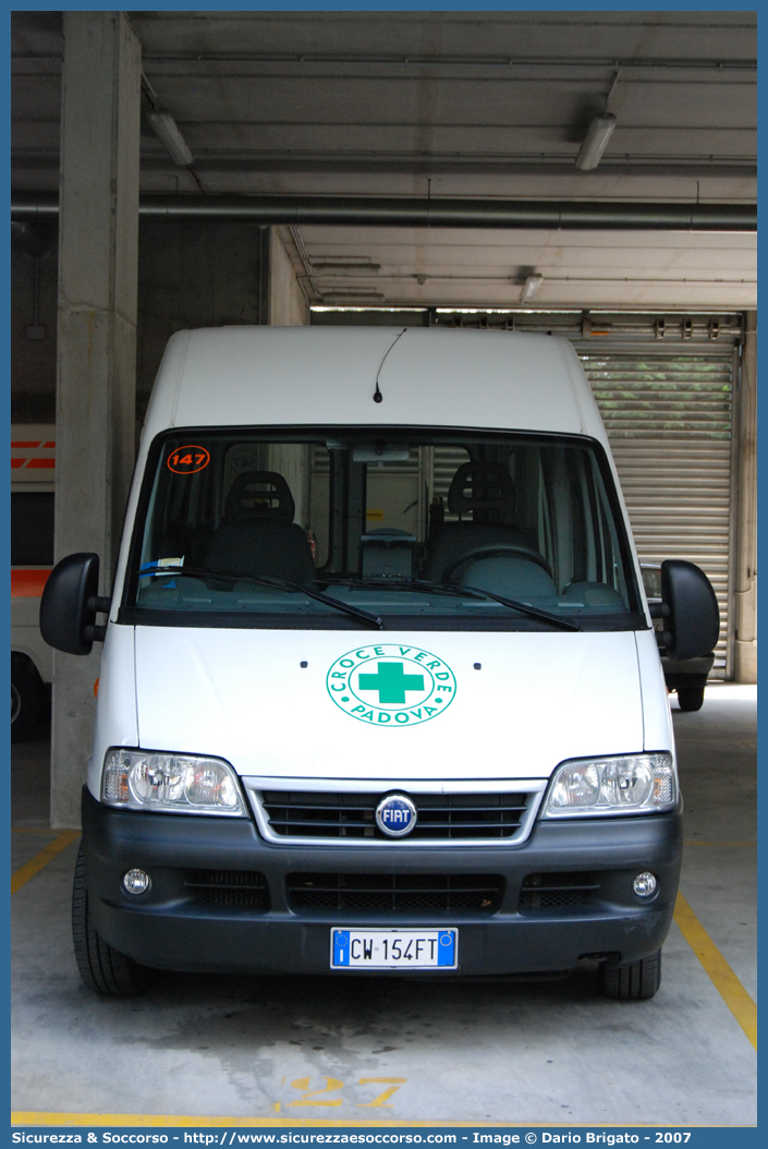 147
Pia Opera Croce Verde Padova
Fiat Ducato II serie restyling
Parole chiave: Pia;Opera;Croce;Verde;Padova;Fiat;Ducato