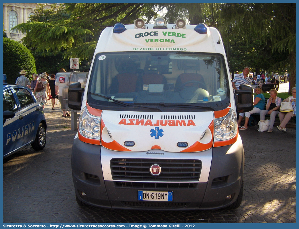 16
Croce Verde Verona
Fiat Ducato III serie
Allestitore Bollanti S.r.l.
Sezione di Legnago
Parole chiave: Croce;Verde;CV;C.V.;Verona;Pubblica;Assistenza;Ambulanza;Fiat;Ducato X250;Bollanti;16;Legnago