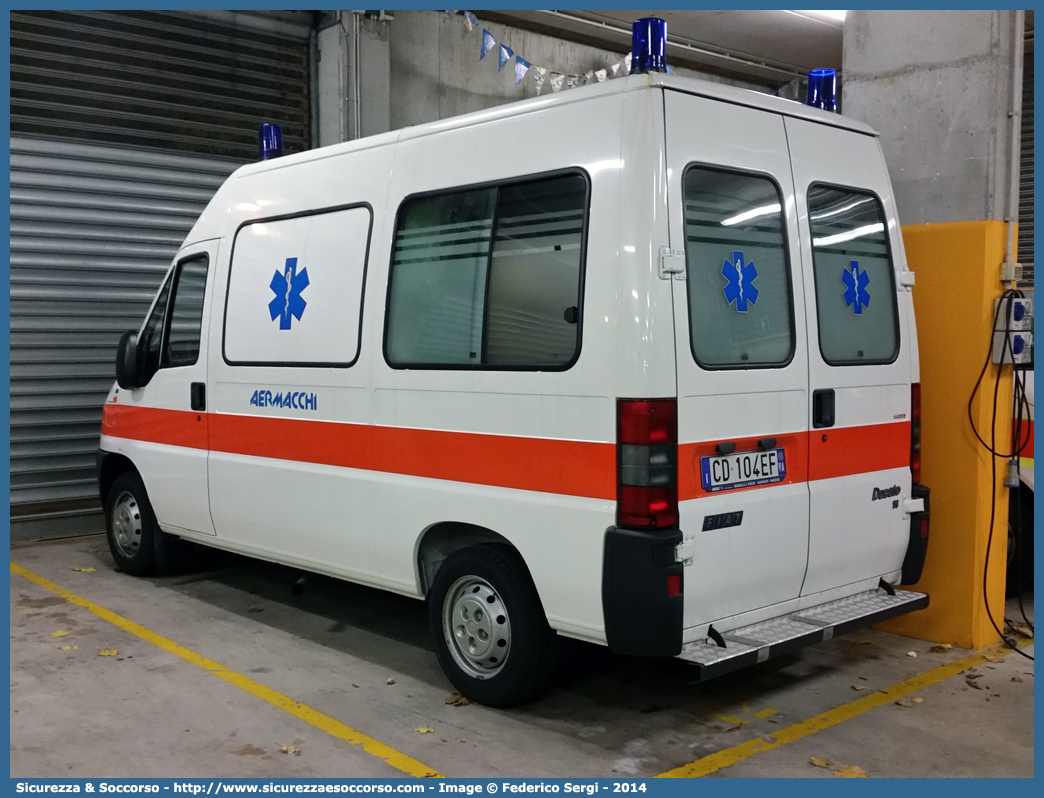 -
Alenia Aermacchi
Fiat Ducato II serie
Allestitore A.Ci.Emme. S.a.s.
Parole chiave: Alenia;Aermacchi;Ambulanza;Fiat;Ducato;A.Ci.Emme.;aciemme