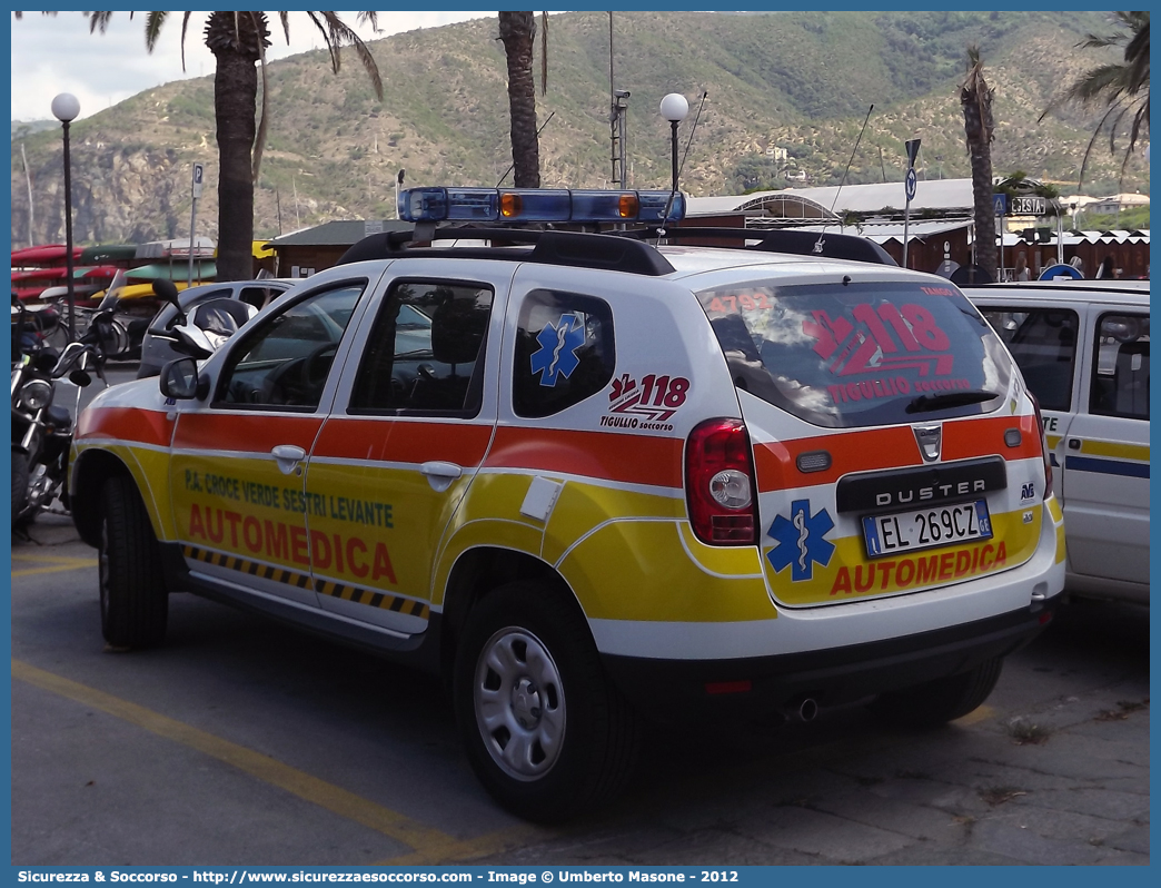 4792 / TANGO 1
P.A. Croce Verde Sestri Levante
Dacia Duster I serie
Allestitore AVS S.a.s.
Parole chiave: P.A.;PA;Croce;Verde;Sestri;Levante;Dacia;Duster;AVS;A.V.S.