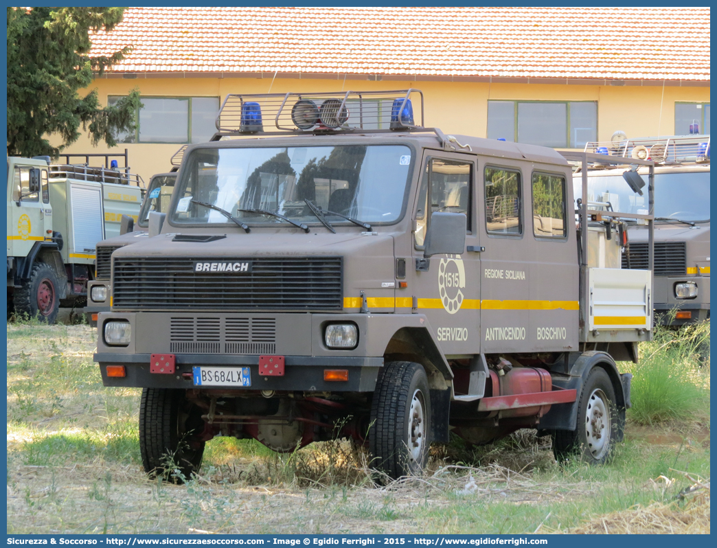 -
Regione Sicilia
Servizio Antincendio Boschivo
Bremach GR45
Parole chiave: Servizio;Antincendio;Boschivo;SAB;S.A.B.;Regione;Sicilia;Bremach;GR45