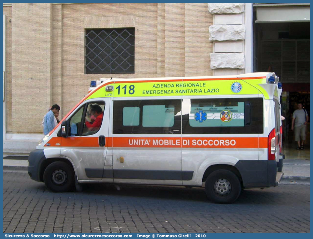 683
118 A.R.E.S.
Fiat Ducato III serie serie
Allestitore FAST S.r.l.
Parole chiave: 118;A.R.E.S.;ARES;Azienda;Regionale;Emergenza;Sanitaria;Lazio;Soccorso;Roma;Ambulanza;Fiat;Ducato;FAST