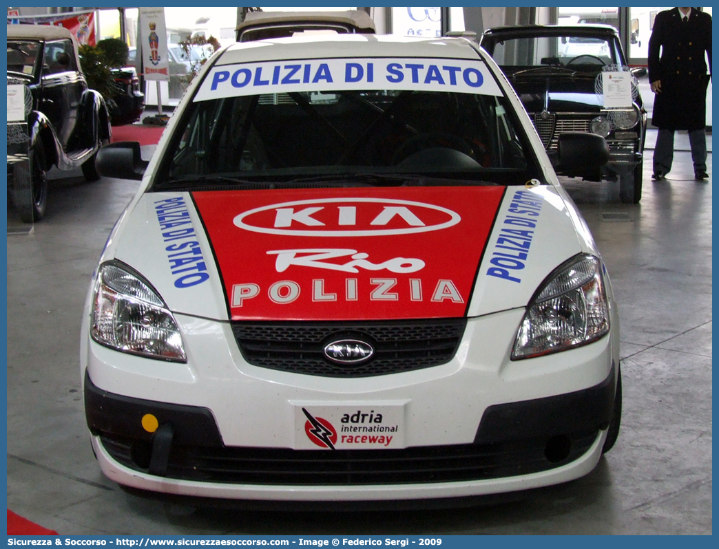 7
Polizia di Stato
Gruppo Sportivo "Fiamme Oro"
Kia Rio II serie

Parole chiave: PS;P.S.;Polizia di Stato;Gruppo Sportivo;Fiamme Oro;Kia;Rio