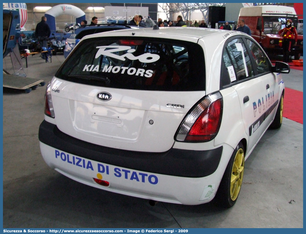 7
Polizia di Stato
Gruppo Sportivo "Fiamme Oro"
Kia Rio II serie

Parole chiave: PS;P.S.;Polizia di Stato;Gruppo Sportivo;Fiamme Oro;Kia;Rio