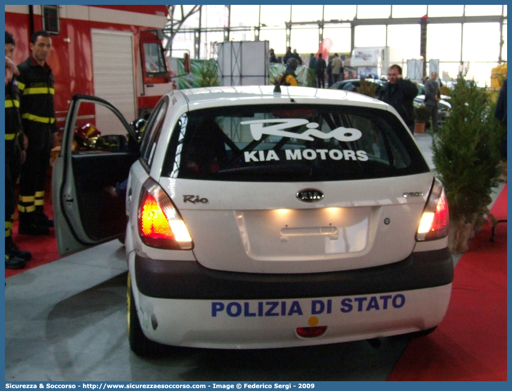 7
Polizia di Stato
Gruppo Sportivo "Fiamme Oro"
Kia Rio II serie

Parole chiave: PS;P.S.;Polizia di Stato;Gruppo Sportivo;Fiamme Oro;Kia;Rio