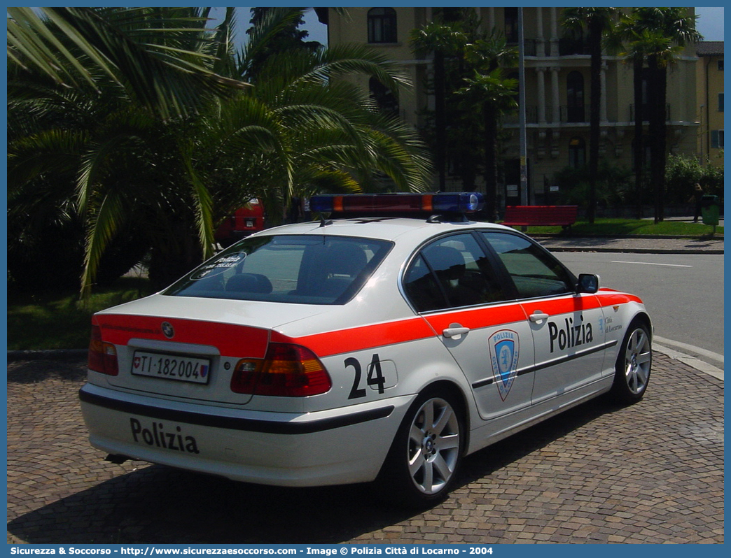 24
Confederazione Svizzera
Polizia Comunale Città di Locarno
Bmw Serie 3 E46
Parole chiave: Confederazione;Svizzera;Polizia;Comunale;Città;Locarno;Bmw;Serie 3;E46