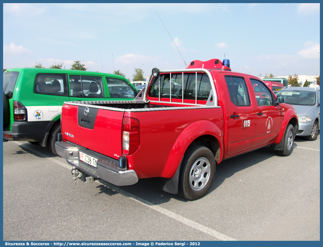 VF C38TN
Corpo Vigili del Fuoco Volontari Smarano
Nissan Navara II serie
Parole chiave: VF;V.F.;Vigili del Fuoco;Vigili;Fuoco;Corpo;Volontari;Smarano;Nissan;Navara