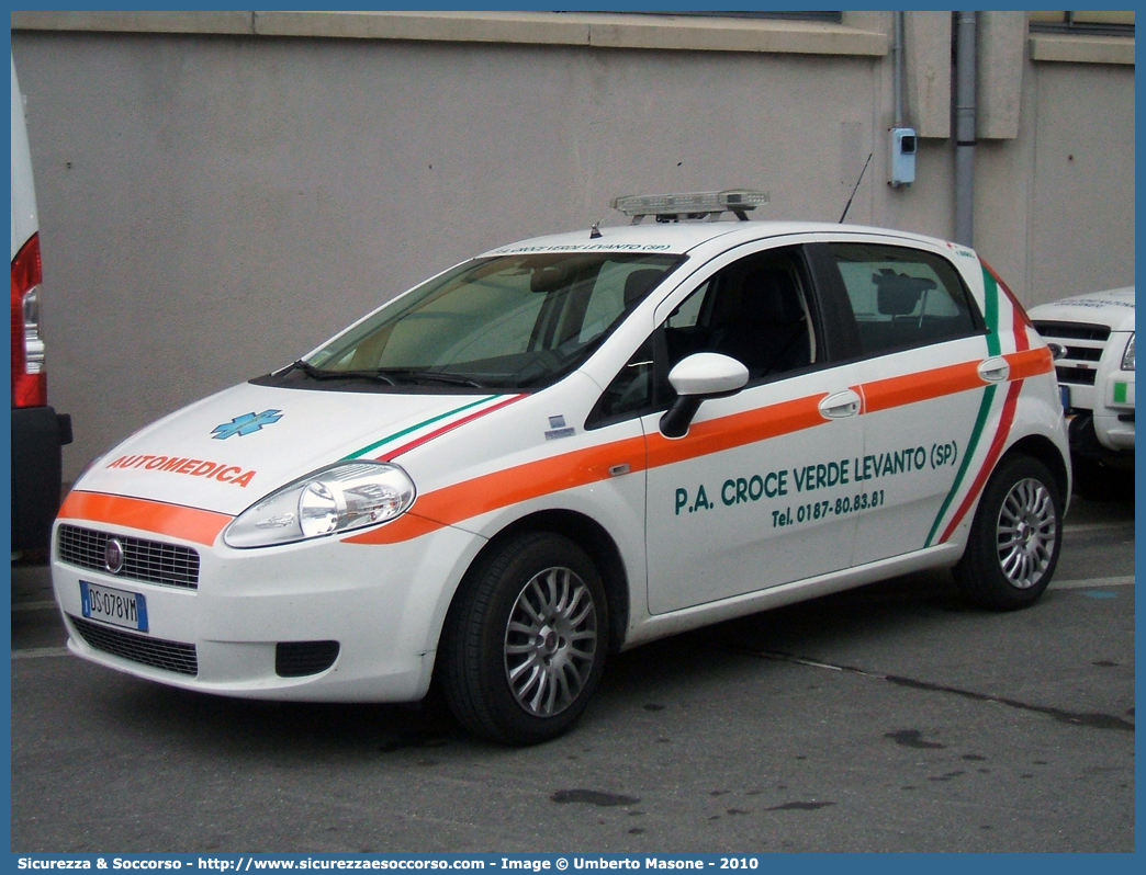 -
P.A. Croce Verde Levanto
Fiat Grande Punto
Allestitore MAF S.n.c.
Parole chiave: P.A.;PA;Croce;Verde;Levanto;Mariani;Alfredo;MAF;M.A.F.