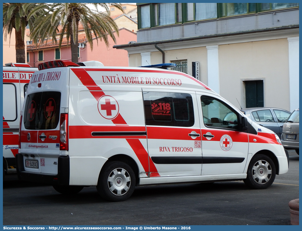 CRI 648AC
Croce Rossa Italiana
Riva Trigoso
Fiat Scudo IV serie
Allestitore AVS S.a.s. S.a.s.
Parole chiave: Croce;Rossa;Italiana;CRI;C.R.I.;Ambulanza;Fiat;Ducato;AVS;A.V.S.;Riva Trigoso