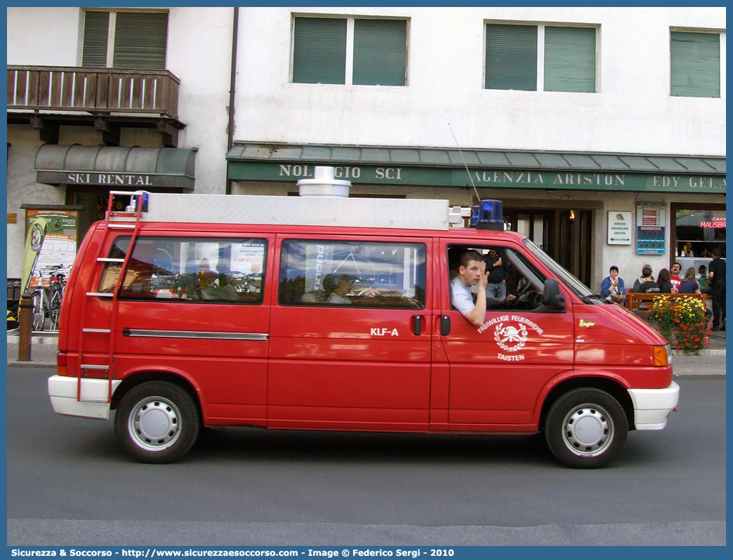 VF 0DY BZ
Vigili del Fuoco Volontari Tesido
Freiwillige Feuerwehr Taisten
Volkswagen Transporter T4 
Allestitore Ziegler Italiana GmbH
Parole chiave: VF;VFV;V.F.;V.F.V.;Vigili;Fuoco;Volontari;Freiwillige;Feuerwehr;Tesido;Taisten;Volkswagen;Transporter;T4;Ziegler