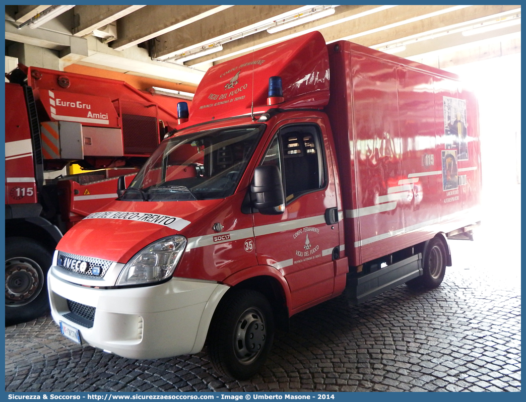 VF 3K3TN
Corpo Permanente dei Vigili del Fuoco Trento
Iveco Daily 50C17 IV serie
Laboratorio Autorespiratori
Parole chiave: VF;V.F.;Vigili del Fuoco;Vigili;Fuoco;Corpo;Permanente;Trento;Iveco;Daily;50C17;Laboratorio;Autorespiratori