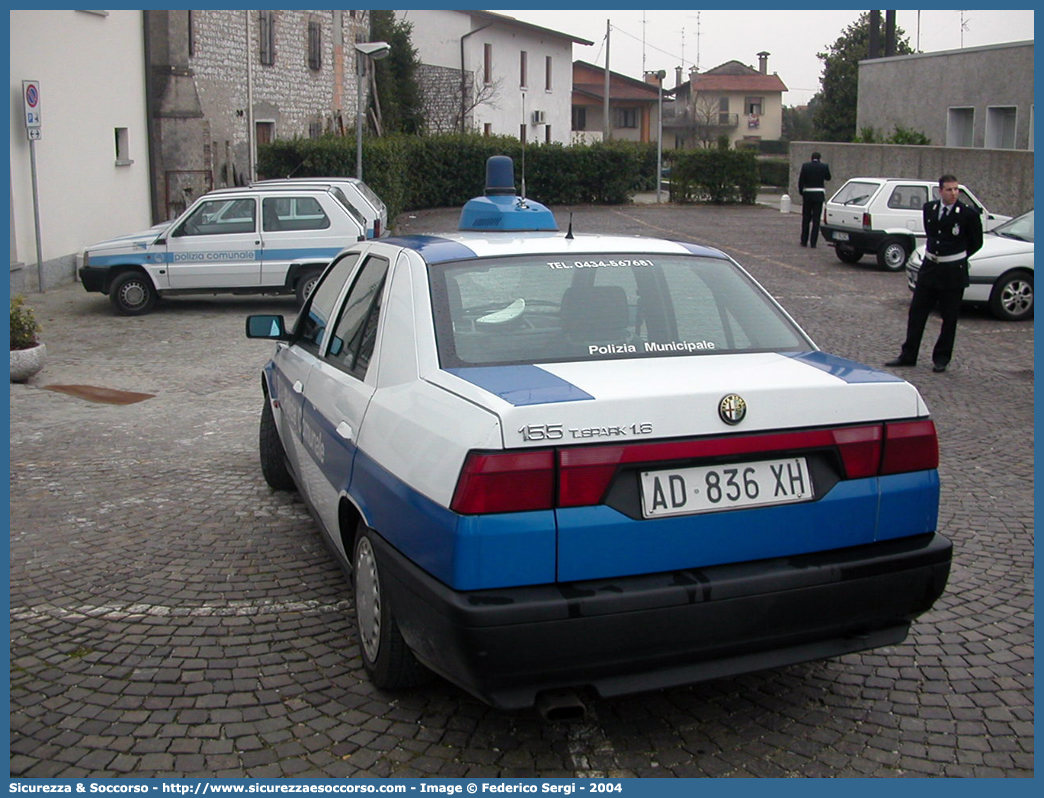 -
Polizia Comunale
Comune di Fontanafredda
Alfa Romeo 155
Parole chiave: Polizia;Locale;Comunale;Municipale;Comunale;Alfa;Romeo;155