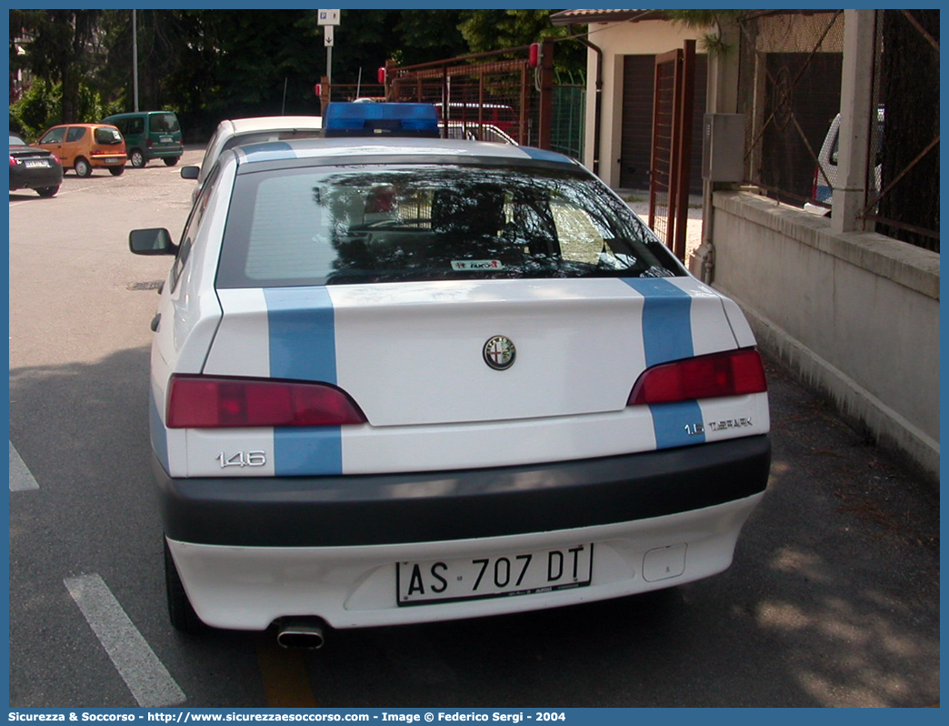 -
Polizia Comunale
Comune di Cordenons
Alfa Romeo 146
Parole chiave: Polizia;Locale;Comunale;Municipale;Cordenons;Alfa;Romeo;146