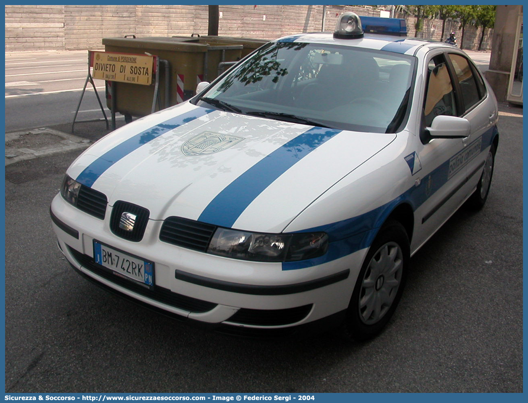 -
Polizia Locale
Comune di Pordenone
Seat Leon I serie
Parole chiave: PL;P.L.;PM;P.M.;Polizia;Locale;Municipale;Pordenone;Seat;Leon