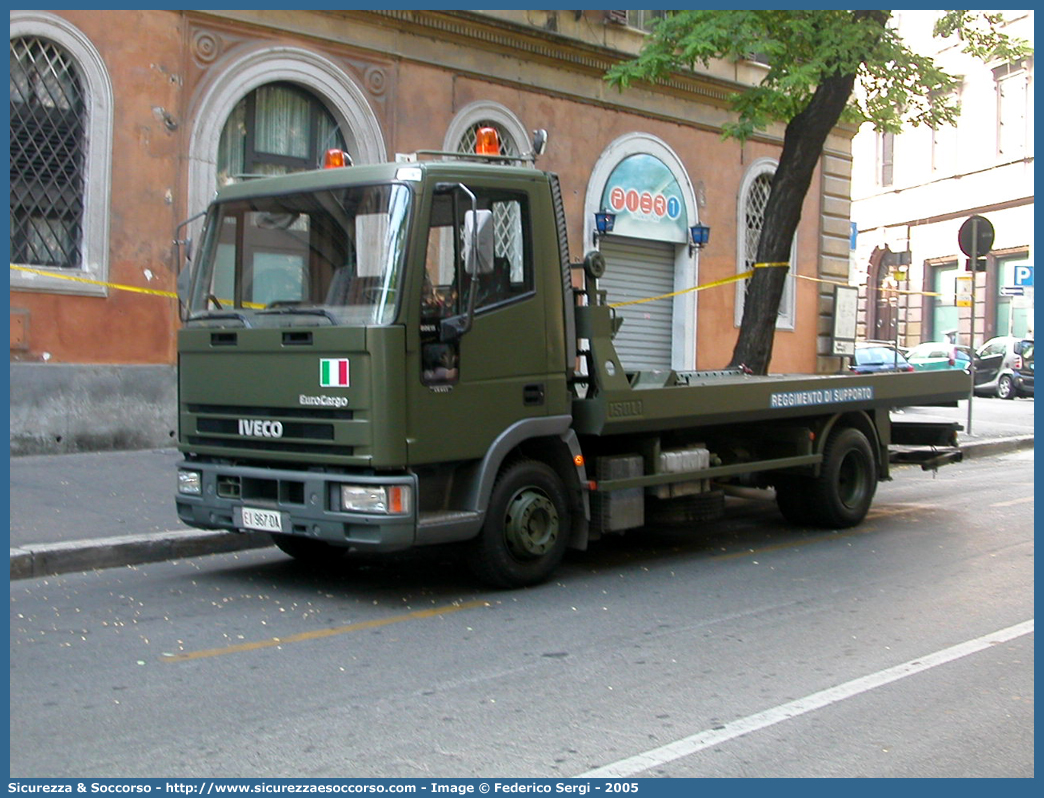 EI 967DA
Esercito Italiano
Iveco EuroCargo 80E15 I serie
Reggimento di Supporto
Allestitore Isoli S.p.A.
Parole chiave: EI;E.I.;Esercito;Italiano;Mezzi;da;Cantiere;Trasporto;Materiali;Supporto;Logistico;Iveco;EuroCargo;80E15;Carroattrezzi;Carro;Attrezzi;Isoli;967DA