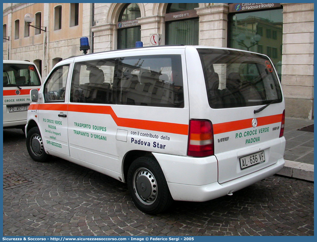 111
Pia Opera Croce Verde Padova
Mercedes Benz Classe V I serie
Parole chiave: Pia;Opera;Croce;Verde;Padova;Mercedes;Benz;Vito;Trasporto;Organi;Equipe;Espianti