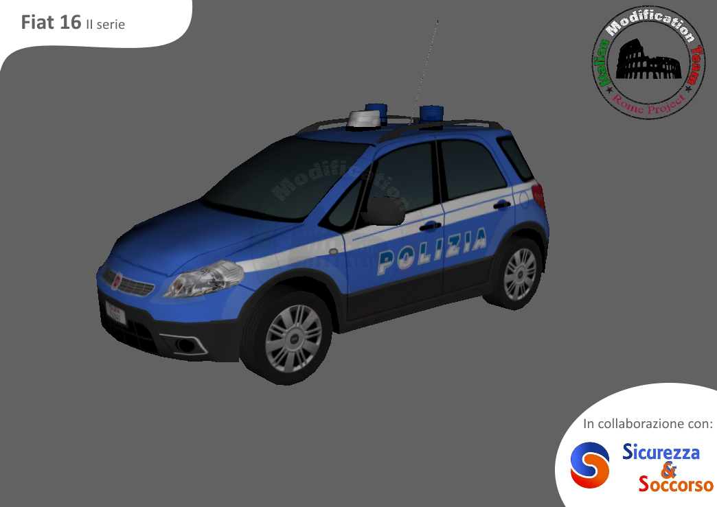 Polizia di Stato
Fiat Sedici II serie
