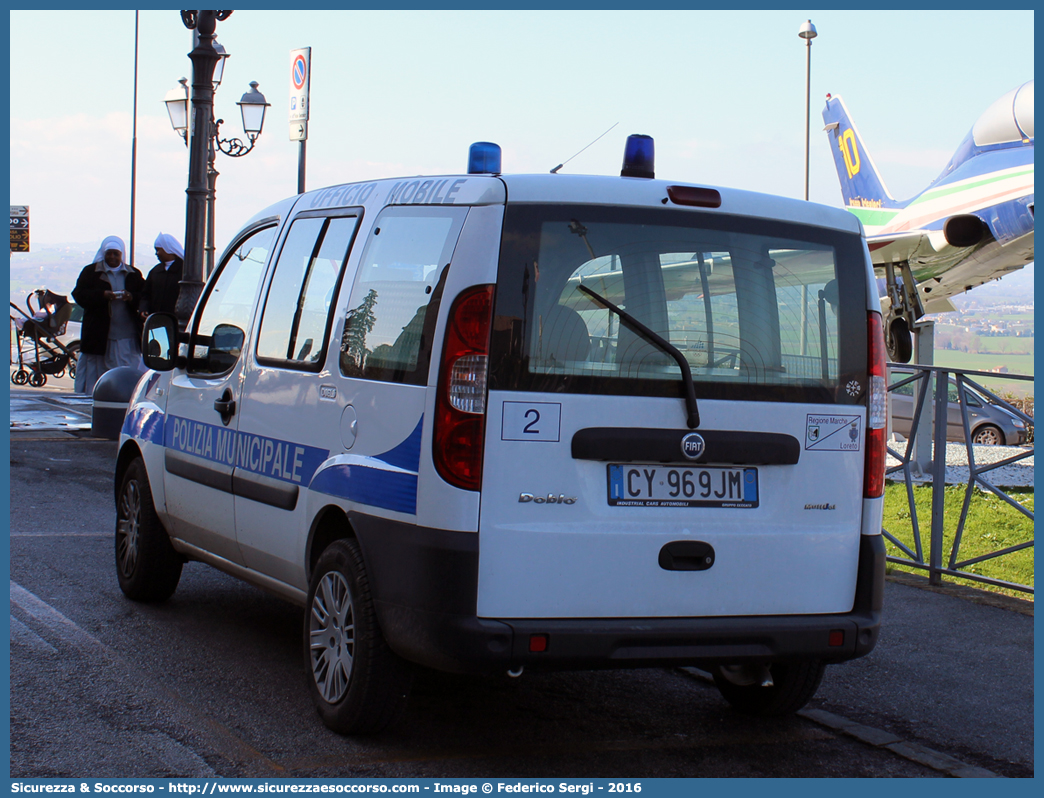 -
Polizia Municipale
Comune di Loreto
Fiat Doblò I serie restyling
Parole chiave: Polizia;Locale;Municipale;Loreto;Fiat;Doblò