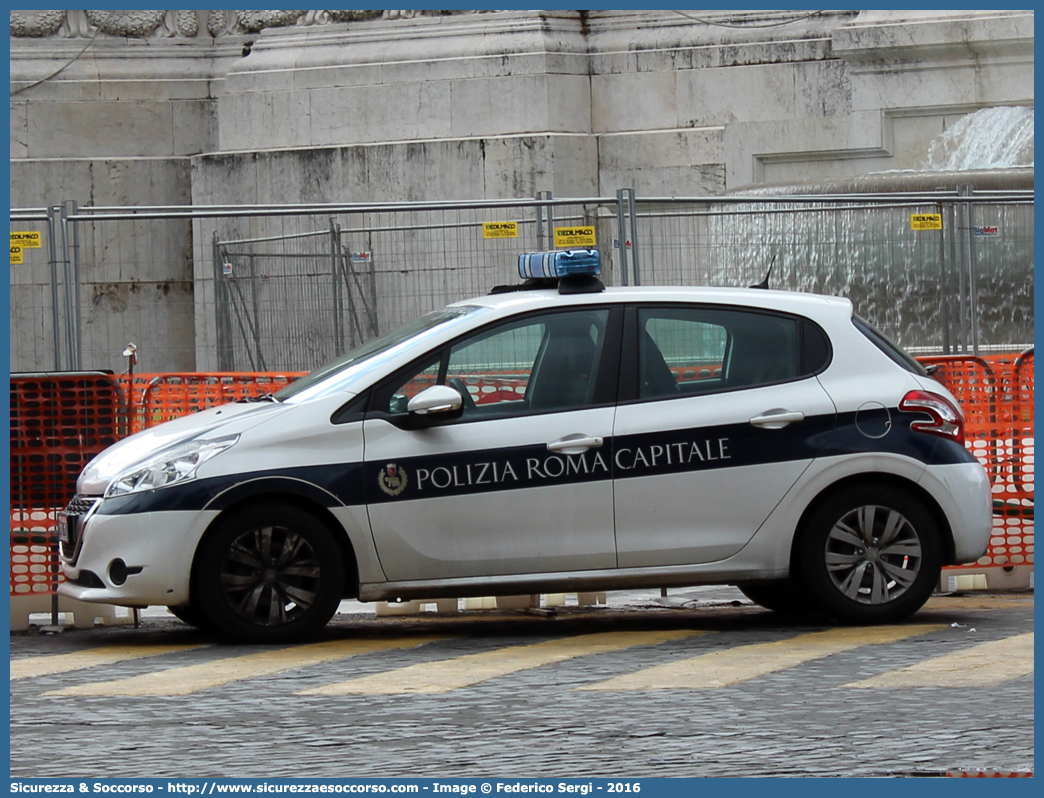 -
Polizia di Roma Capitale
Peugeot 208
Parole chiave: P.L.;P.M.;PL;PM;Polizia;Locale;Municipale;Roma;Capitale;Peugeot;208