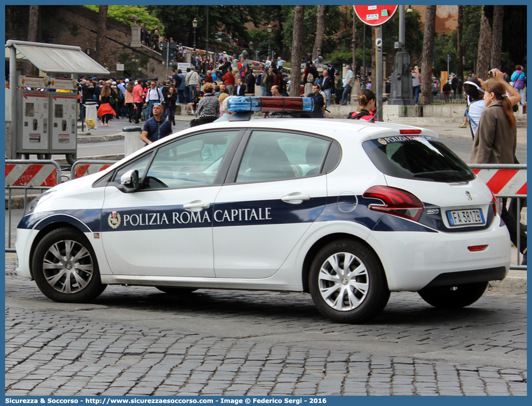 -
Polizia di Roma Capitale
Peugeot 208 I serie restyling
Parole chiave: P.L.;P.M.;PL;PM;Polizia;Locale;Municipale;Roma;Capitale;Peugeot;208