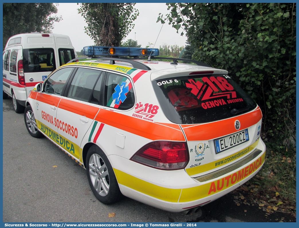 3-662 / GOLF 6
P.A. Croce Verde Recco
Volkswagen Golf Variant VI serie
Allestitore AVS S.a.s.
Parole chiave: P.A.;PA;Croce;Verde;Recco;Volkswagen;Golf;Variant;A.V.S.;AVS