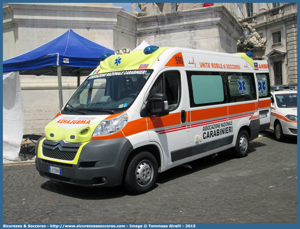 -
Associazione Nazionale Carabinieri
Roma L (iPn 116)
Citroen Jumper III serie
Allestitore Bollanti S.r.l.
Parole chiave: Associazione;Nazionale;Carabinieri;ANC;A.N.C.;Roma;Ambulanza;Citroen;Jumper;Bollanti