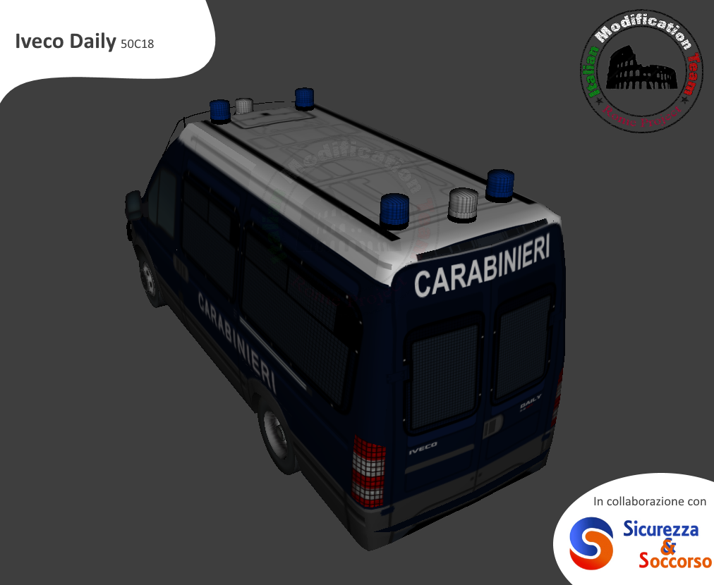 Arma dei Carabinieri
Iveco Daily 50C17 V serie
Battaglione Mobile
