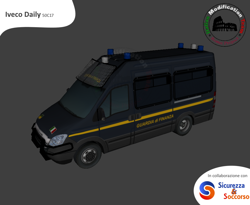 Guardia di Finanza
Iveco Daily 50C17 V serie
AntiTerrorismo Pronto Impiego
