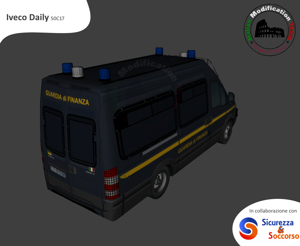 Guardia di Finanza
Iveco Daily 50C17 V serie
AntiTerrorismo Pronto Impiego
