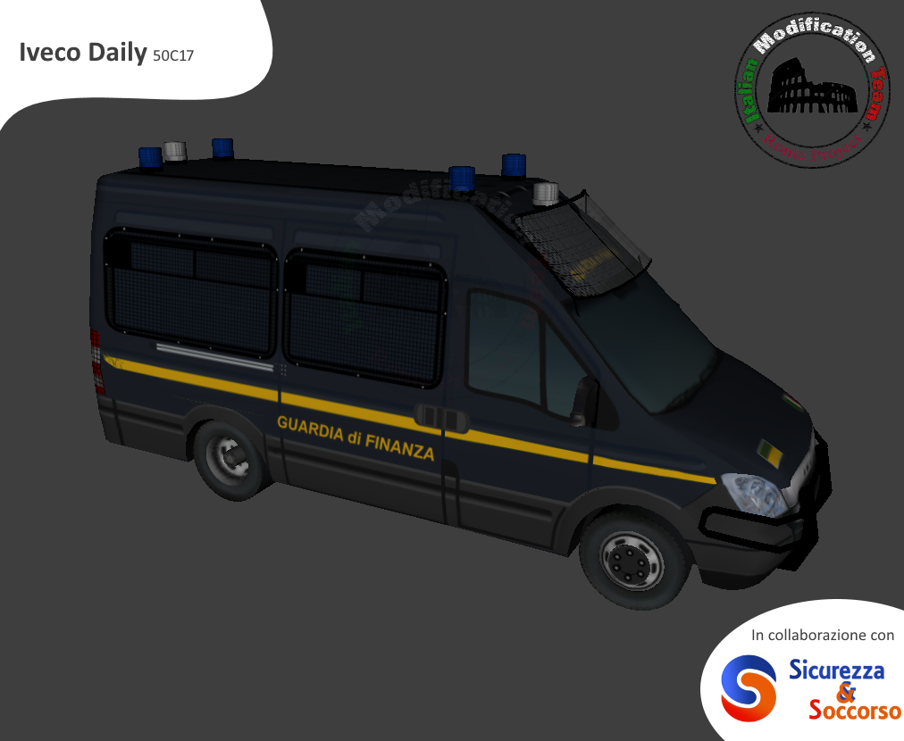 Guardia di Finanza
Iveco Daily 50C17 V serie
AntiTerrorismo Pronto Impiego
