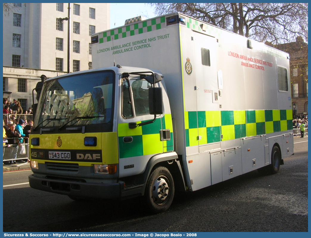 -
United Kingdom of Great Britain and Northern Ireland
London Ambulance Service
DAF 45 130
Ambulance Control
Parole chiave: United;Kingdom;Great;Britain;Northern;Ireland;London;Ambulance;Service;DAF;45;130;Control