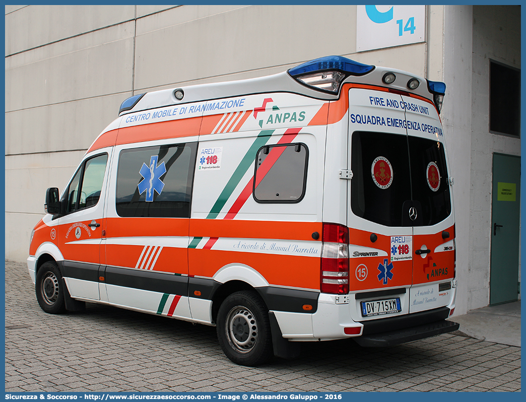 15
Squadra Emergenza Operativa
P.A. Onlus
Mercedes Benz Sprinter II serie
Allestitore Ambulanz Mobile GmbH
Parole chiave: Squadra;Emergenza;Operativa;SEO;S.E.O.;Mercedes;Benz;Sprinter;Ambulanz;Mobile