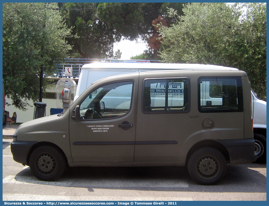 -
Aeronautica Militare Italiana
Fiat Doblò I serie
I° Reparto Tecnico Comunicazioni
Gruppo Manutenzione
Aeroporto Linate
Parole chiave: AM;A.M.;AMI;A.M.I.;Aeronautica;Militare;Italiana;Fiat;Doblò;Telecomunicazioni;Comunicazioni