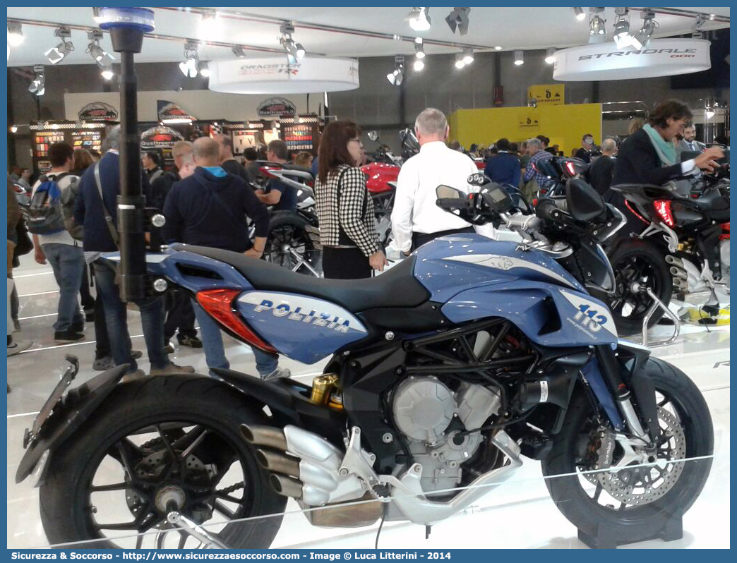 -
Polizia di Stato
Squadra Volante
MV Agusta Rivale 800
Parole chiave: PS;P.S.;Polizia;Stato;Polizia di Stato;Squadra;Volante;MV;Agusta;Rivale