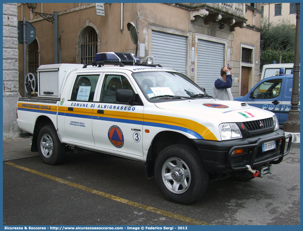 3
Protezione Civile
Comune di Albignasego
Mitsubishi L200 III serie
Parole chiave: PC;P.C.;Protezione;Civile;Albignasego;Mitsubishi;L200