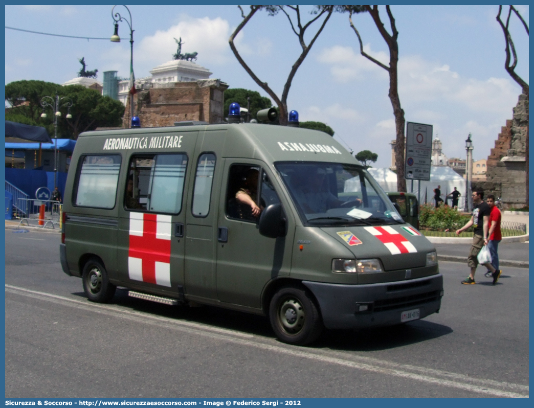 AM AK016
Aeronautica Militare Italiana
Servizio Sanitario
Fiat Ducato II serie
Allestitore Bollanti S.r.l.
Parole chiave: A.M.I.;AMI;Aeronautica;Militare;Italiana;Servizio;Sanitario;Fiat;Ducato;Bollanti