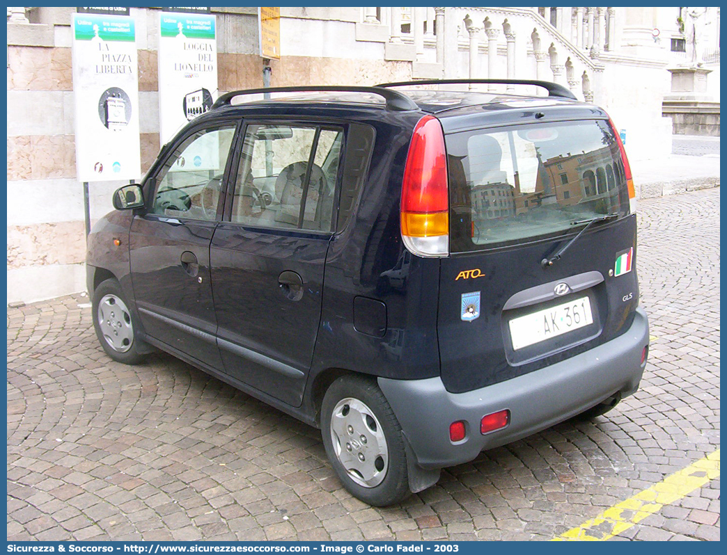 AM AK361
Aeronautica Militare Italiana
Hyundai Atos
Parole chiave: A.M.I.;AMI;Aeronautica;Militare;Italiana;Hyundai;Atos