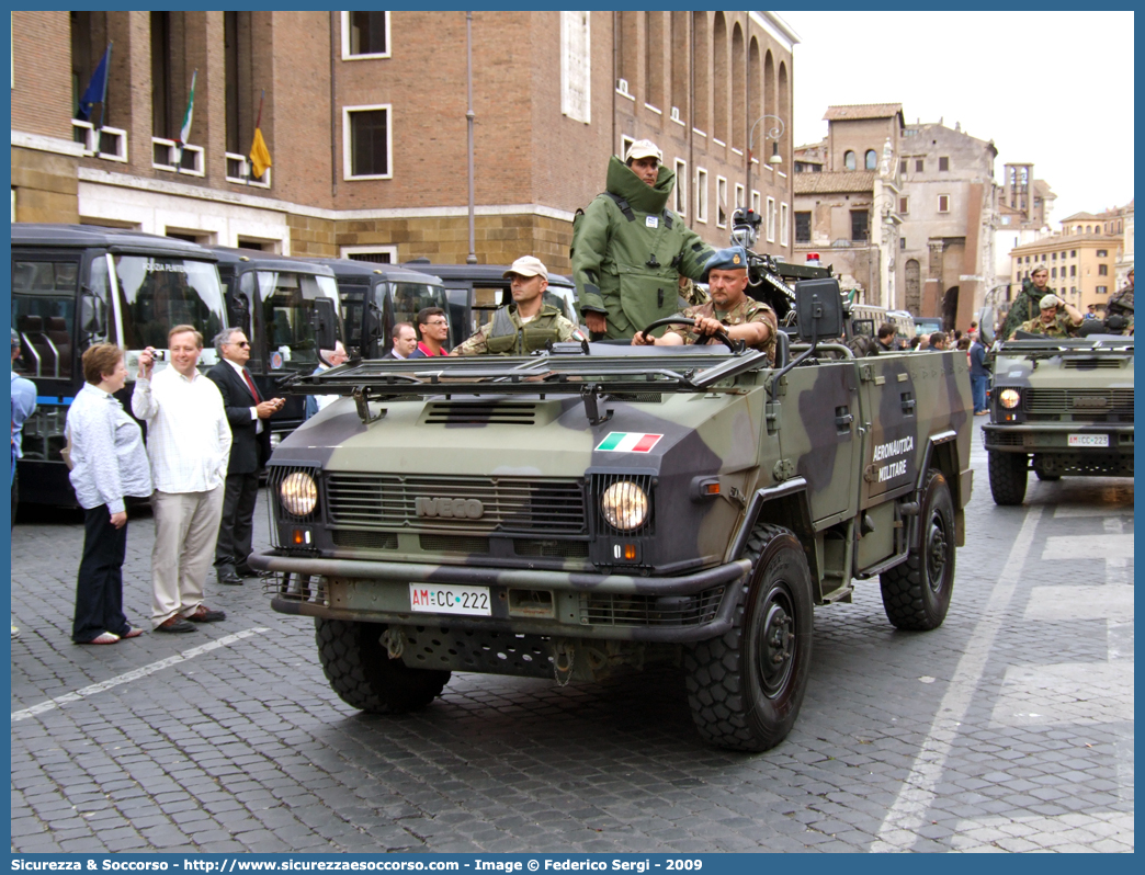 AM CC222
Aeronautica Militare Italiana
Iveco VM90T
Parole chiave: AMI;A.M.I.;Aeronautica;Militare;Italiana;Iveco;VM;90;VM90