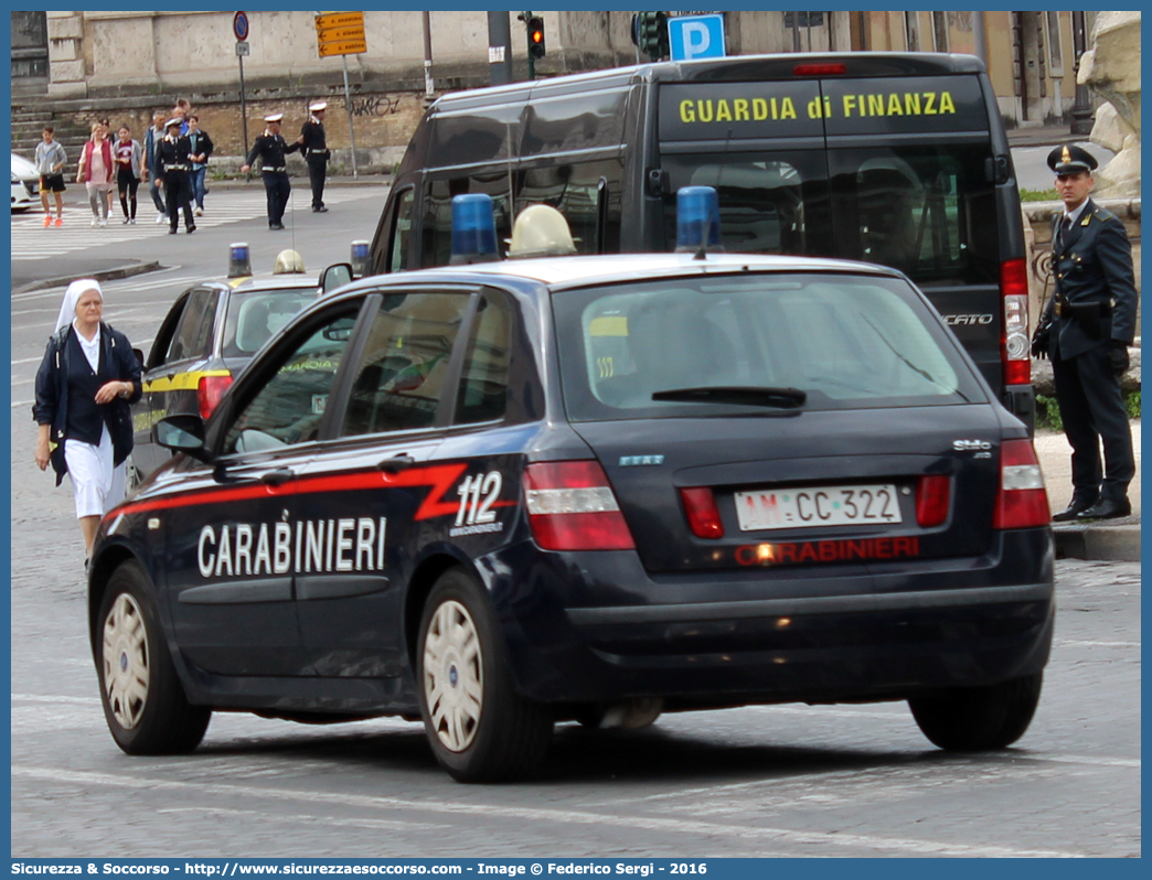 AM CC322
Arma dei Carabinieri
Reparto Carabinieri presso l'Aeronautica Militare
Fiat Stilo I serie
Parole chiave: AM;A.M.;CC;C.C.;Arma;Carabinieri;Aeronautica;Militare;Fiat;Stilo