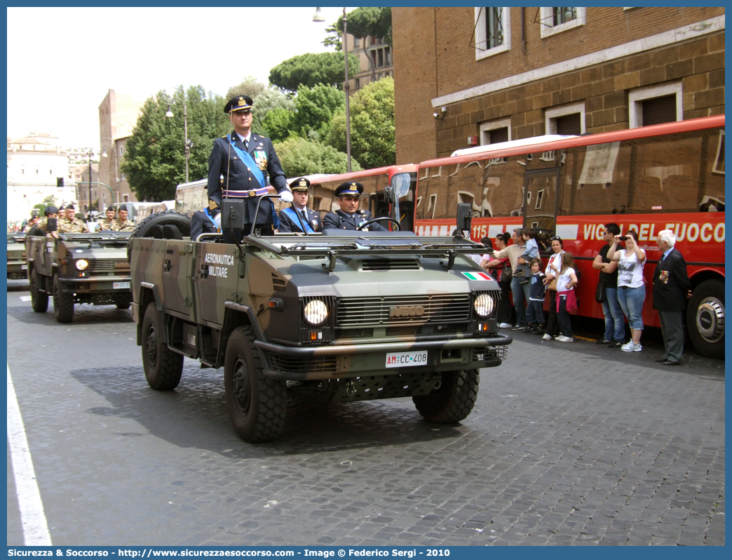 AM CC408
Aeronautica Militare Italiana
Iveco VM90T
Parole chiave: AMI;A.M.I.;Aeronautica;Militare;Italiana;Iveco;VM;90;VM90