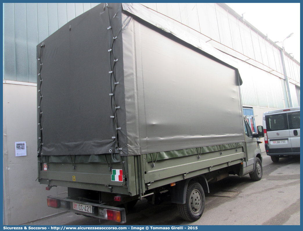 AM CC421
Aeronautica Militare Italiana
Iveco Daily 35S12 III serie
Parole chiave: AMI;A.M.I.;Aeronautica;Militare;Italiana;Iveco;Daily;35S12;CC421