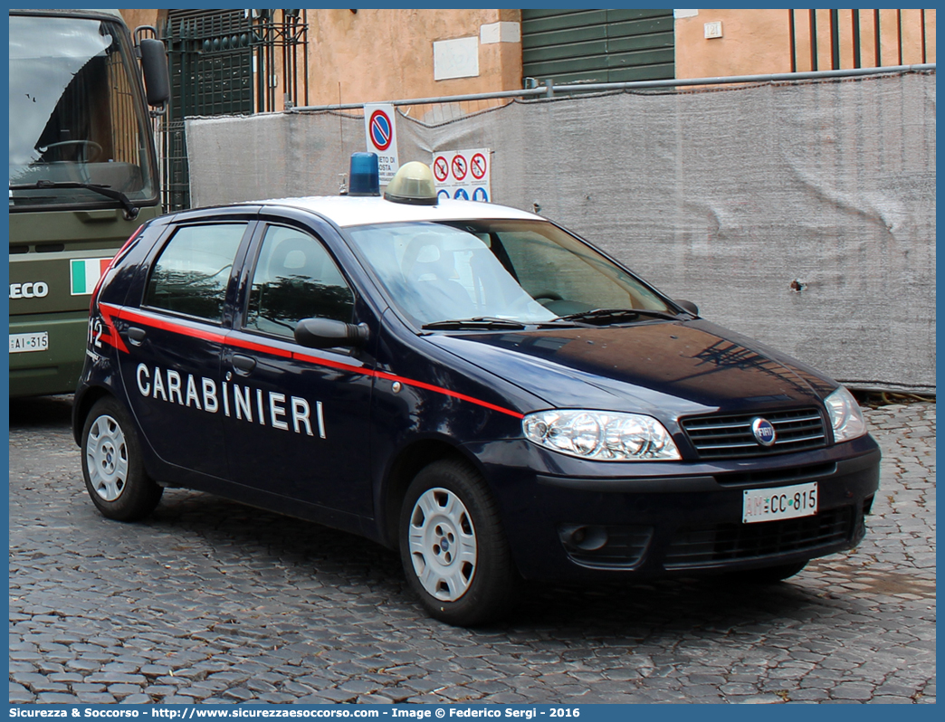 AM CC815
Arma dei Carabinieri
Reparto Carabinieri presso l'Aeronautica Militare
Fiat Punto III serie
Parole chiave: AM;A.M.;CC;C.C.;Arma;Carabinieri;Aeronautica;Militare;Fiat;Punto