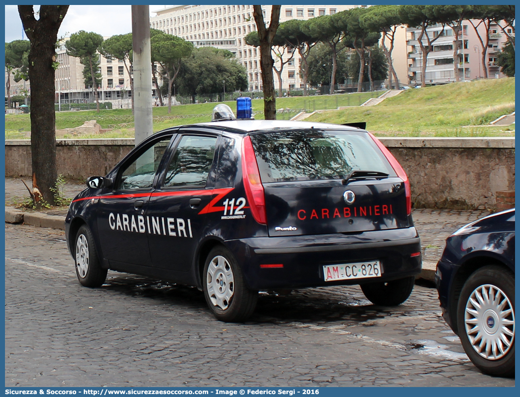 AM CC826
Arma dei Carabinieri
Reparto Carabinieri presso l'Aeronautica Militare
Fiat Punto III serie
Parole chiave: AM;A.M.;CC;C.C.;Arma;Carabinieri;Aeronautica;Militare;Fiat;Punto