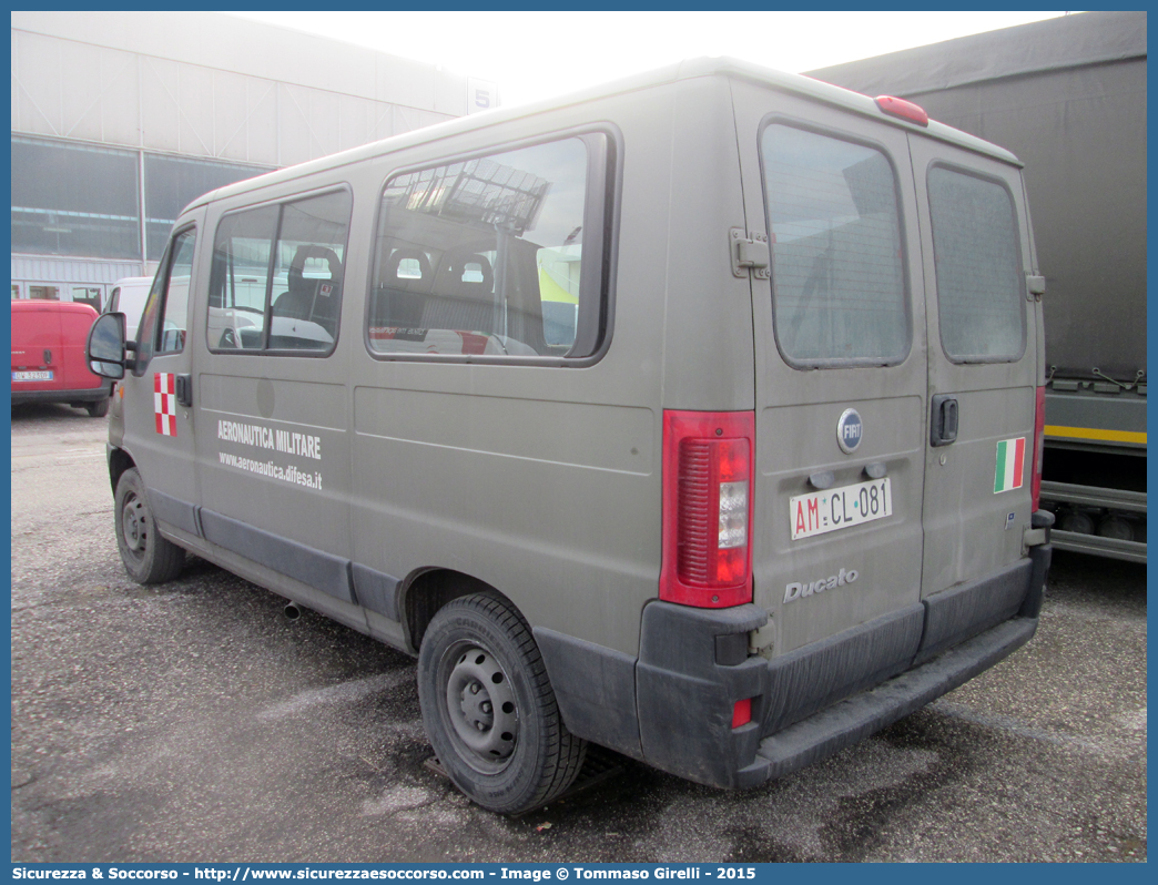 AM CL081
Aeronautica Militare Italiana
Fiat Ducato II serie restyling
Parole chiave: AMI;A.M.I.;Aeronautica;Militare;Italiana;Fiat;Ducato